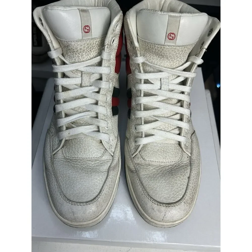 Gucci Web High Top Sneakers Size 7G/ 7.5 US Mens